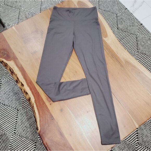 Black Bow High Rise Grey Leggings- M - Picture 5 of 5